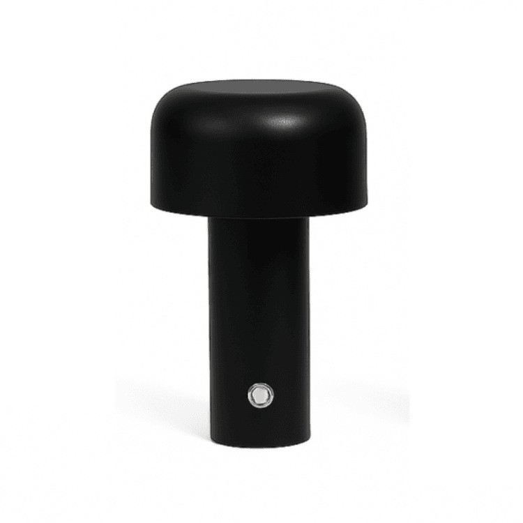 Velador Led Inalambrico Recargable Negro 13x13cm I-401/NG